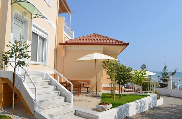 Seafront Holiday Home Dafni 2 on a Long Sandy Beach, GeoMare, Ground Floor
