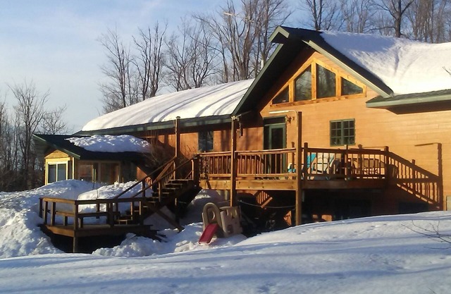 Secluded beautiful home (rental of half of our home) 12 miles from Marquette, MI