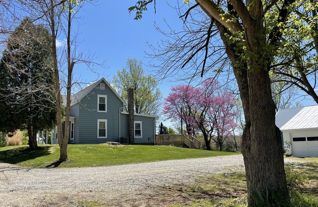 Secluded lake house on 6 acres, with trails and easy access to Brookville Lake.