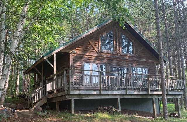 Secluded Northwoods Chalet on 80 Acres with Hiking and Water Views