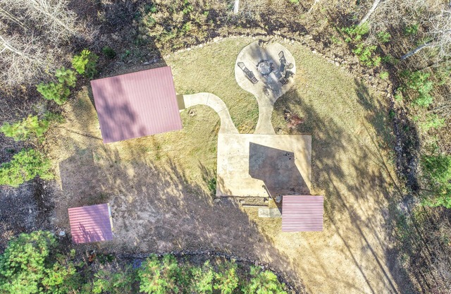 Secluded River-overlook campsite