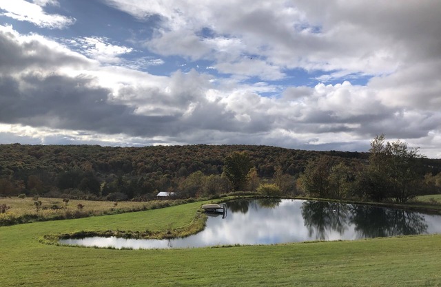 Secluded studio with lake view & fire pit for upstate getaway. Near Cooperstown