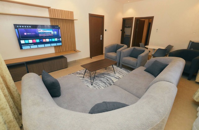 Serene 1-bedroom apartment in Abuja with AC, WiFi and 24/7 power supply