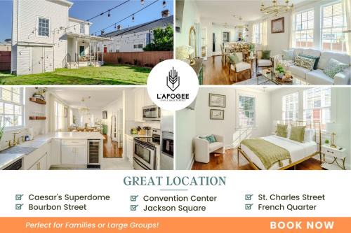 Serene 4 Bedroom Home near French Quarter with Wi-Fi and Parking