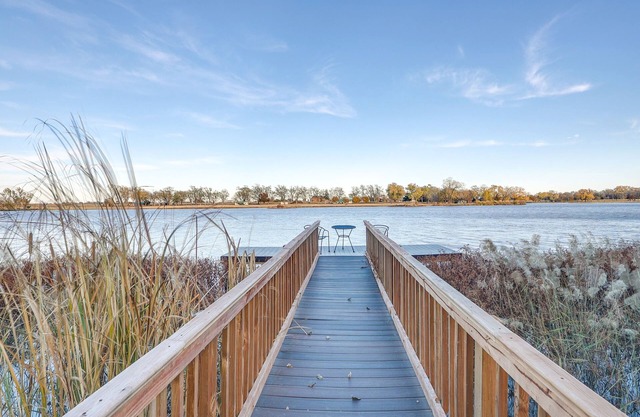 Serene Lakefront Getaway with Fire Pit & Grill!
