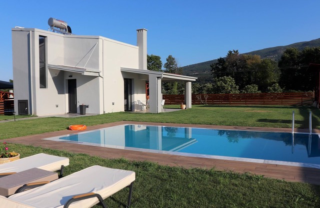 Small beautifully located resort with private pools.