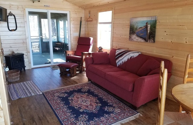 Small cabin on Musky Bay, Lac Court Oreilles 14 miles south of Hayward WI