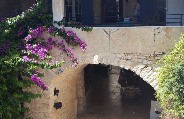 Small character house in picturesque village