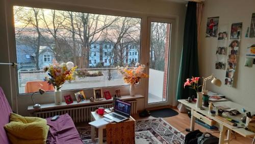 Sonnenschein am Modezentrum Hamburg