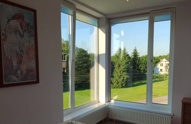 Spacious 110 m2 apartment with forest view
