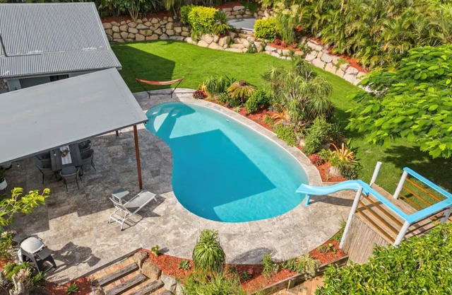 Spacious 4-bed, 2-bath property with granny flat pool . pet-friendly