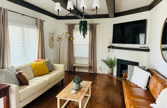 Spacious 4-bedroom house in Great Bend, KS with, Backyard Deck, Ping Pong Table