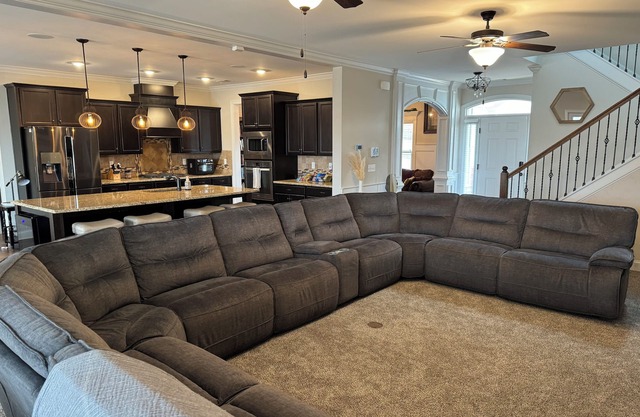 Spacious 5-bedroom, 8-bed house in welcoming Grovetown, w/Rogue fitness room