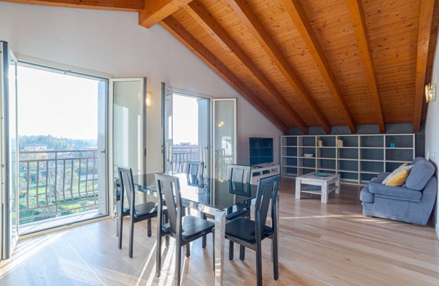 Spacious and bright attic among 3 lakes with terrace