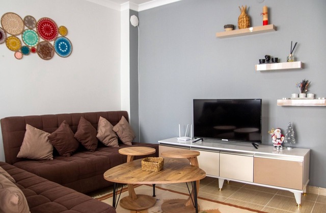 Spacious and Furnished Flat Next to Beach in Didim