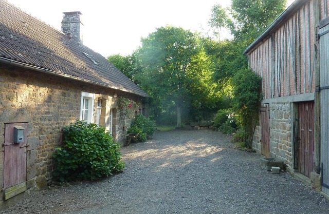 Spacious Old Cottage with Play Barn and view of Chateau in Normandy Countryside