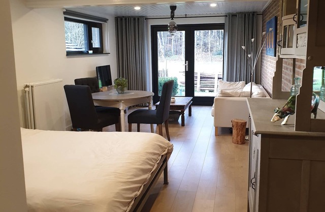 Spacious Studio, in wooded hiking/biking area