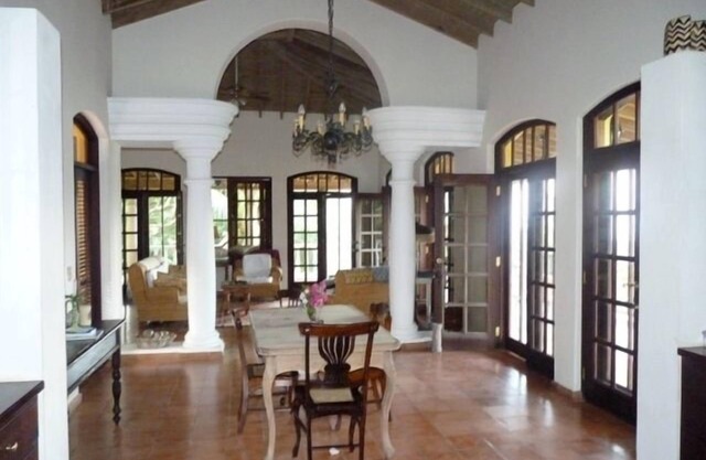 Spacious Villa with 4 acre garden, orchard, waterfalls and Sunset Sea View