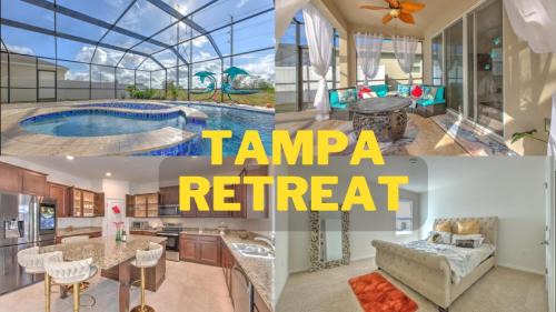 SPECTACULAR RETREAT 5BD 12 PPL Hotspot In The Heart Of Tampa