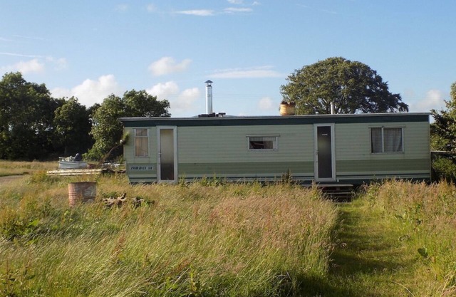 Static caravan at Fernhill Farm