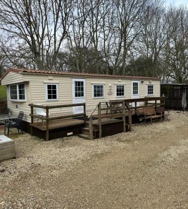 Static Mobile home set in our 20 acres of farmland