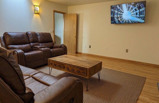 Step into a welcoming embrace of comfort and scenic tranquility as you explore this inviting 2-bedroom hotel apartment along the Gunnison River in Delta, CO.