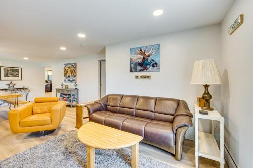 Steps to Saco River Outdoor Rec Hub in White Mtns