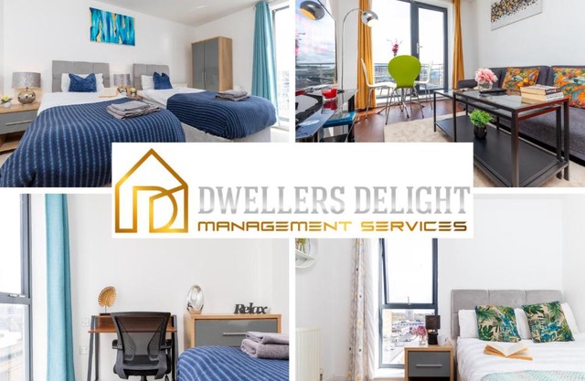 Stevenage - 2 Bedroom Apartment, Free Wifi & Balcony Upto 5 guests