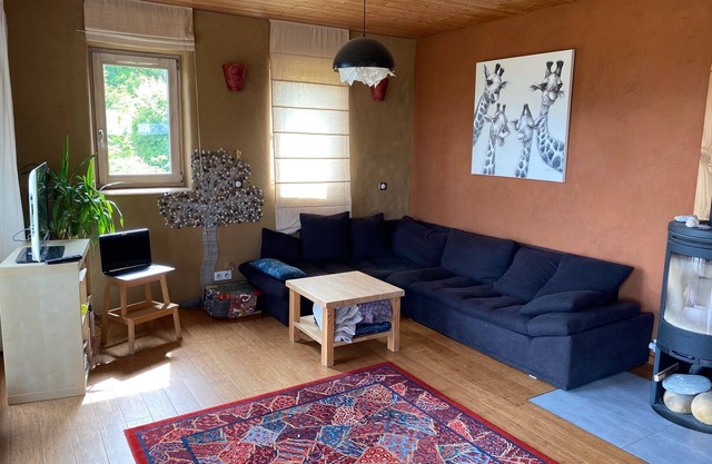 Straw and earth house, view of the Vercors, pets welcome