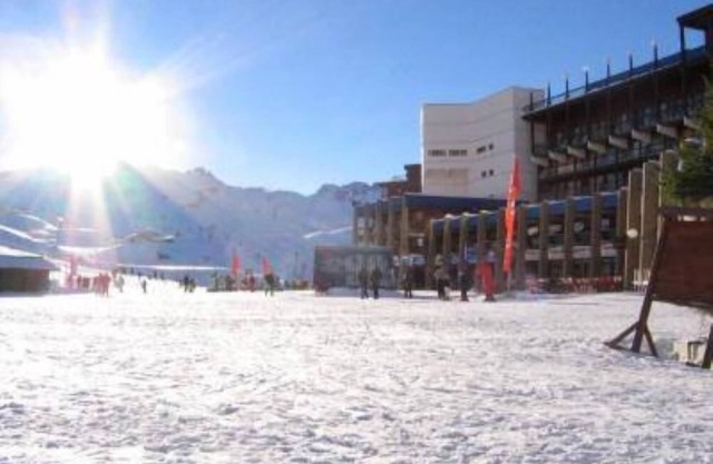 Studio 4/5 pers. 29m² Plein Sud-LES ARCS 2000- VARET- Foot pistes- bedroom area