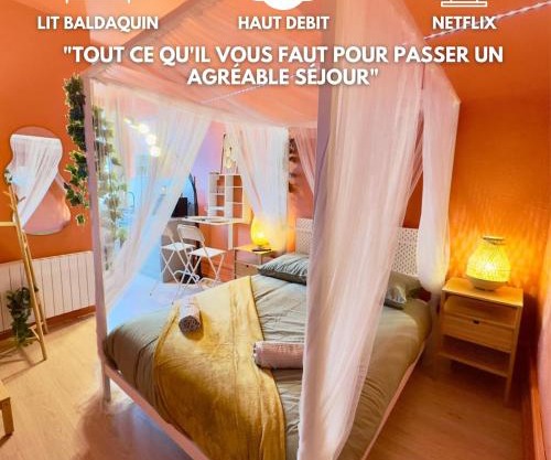 Studio Bali Hyper centre Lit Baldaquin