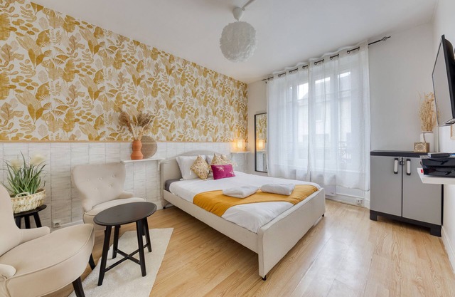 Studio Cosy en Centre-ville Proche de Paris