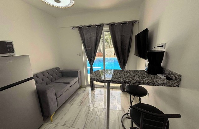 Studio facing the pool in the heart of Sosua