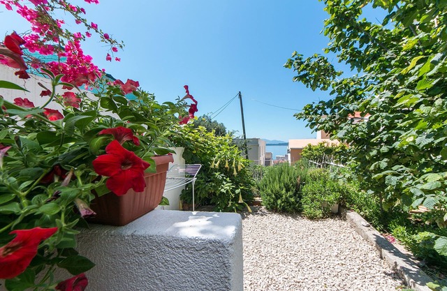 Studio flat with terrace and sea view Živogošće - Blato, Makarska (AS-1057-c)