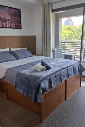 Studio Novo a duas quadras do Allianz - Cama Queen