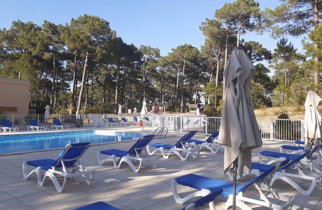Studio T2, Carcans Maubuisson, Terrace, Pool near Lacanau