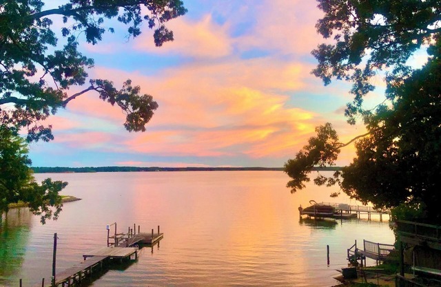 Stunning Lakefront Home with boat ramp, private dock, and panoramic views