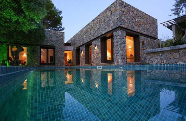 Stunning Modern Design Villa set on Mountain on unique location, Terraces & Pool
