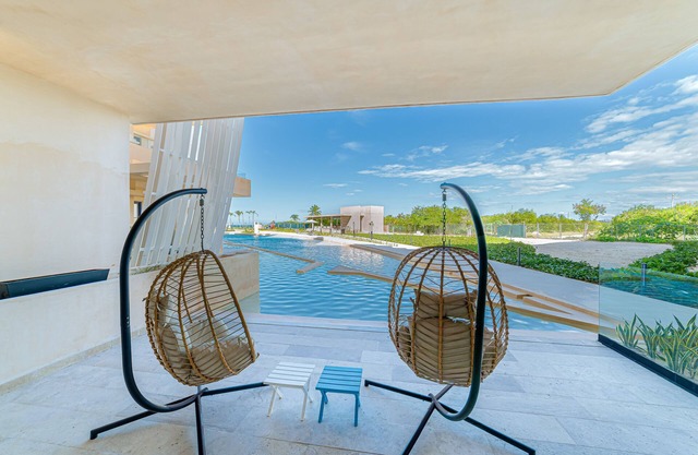 Stunning oceanfront retreat with a pool and great views, perfect for families
