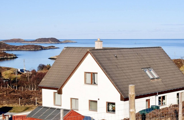 Stunning panoramic sea views in the idyllic North West Highlands of Scotland.