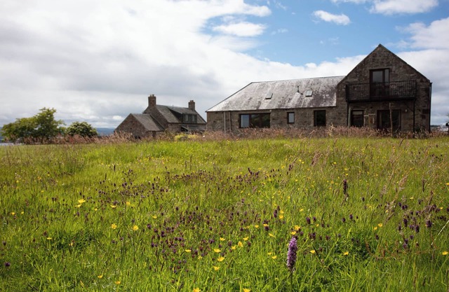 Stunning quiet location with views across the Moray Firth home to dolphins.