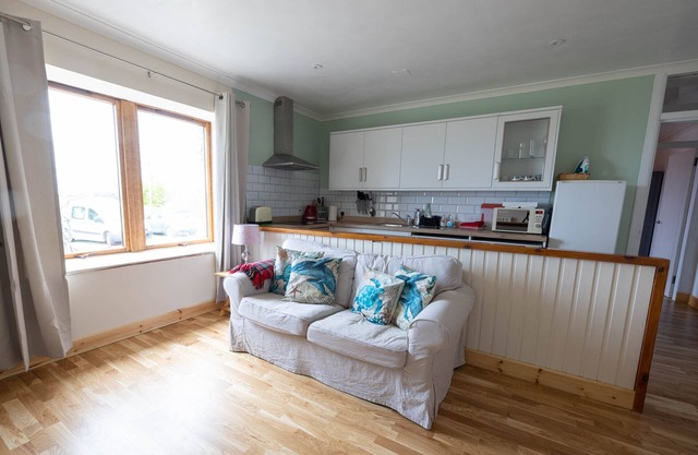 Stunning quiet location with views across the Moray Firth home to dolphins.