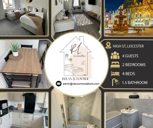 Stylish Barwell Home B with Free Parking - Sleeps 4