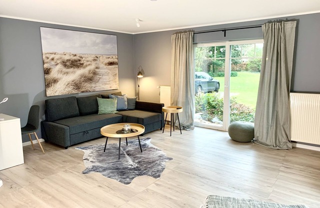 Stylish holiday apartment in the middle of Schleswig Holstein near the Einfeld lake
