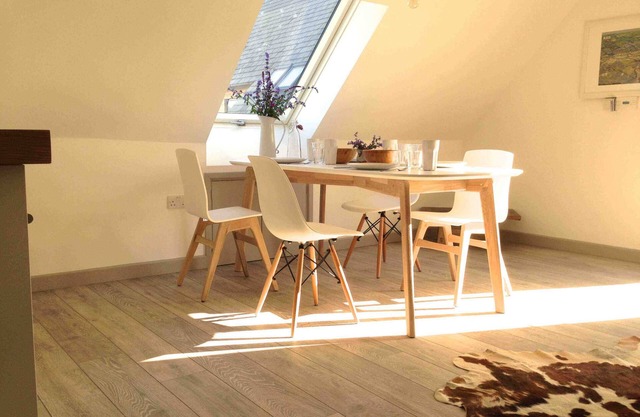Stylish loft apartment on large working farm near Glastonbury and Wells