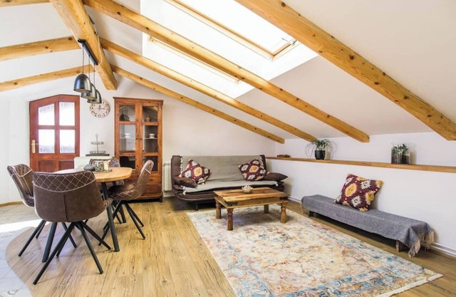 Stylish, newly refurbished loft apartment with stunning views of the mount Krn and surroundings