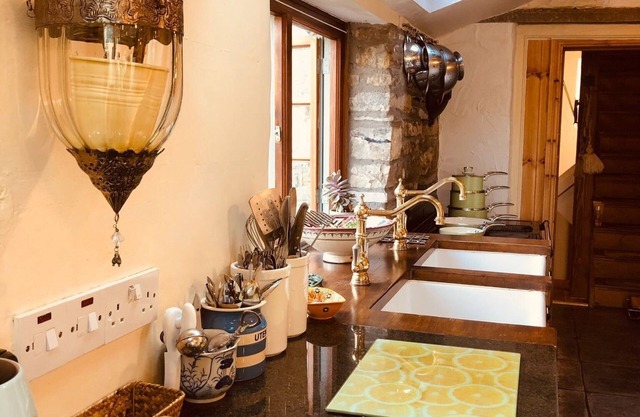 Stylish, quirky, & modern meets vintage upcycling to give a smart but cosy holiday cottage