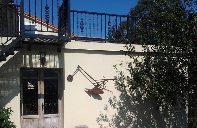 Suite for three in converted barn on ground floor