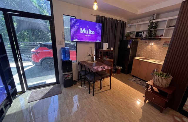 Summer house is a cozy bunk bed apartment that is good for family or friends.