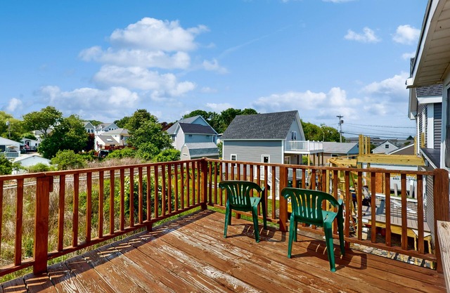 Sun-filled & serene coastal retreat with deck & stunning ocean views - near golf